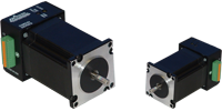 Stepper Motors with Integrated Drivers and Controllers