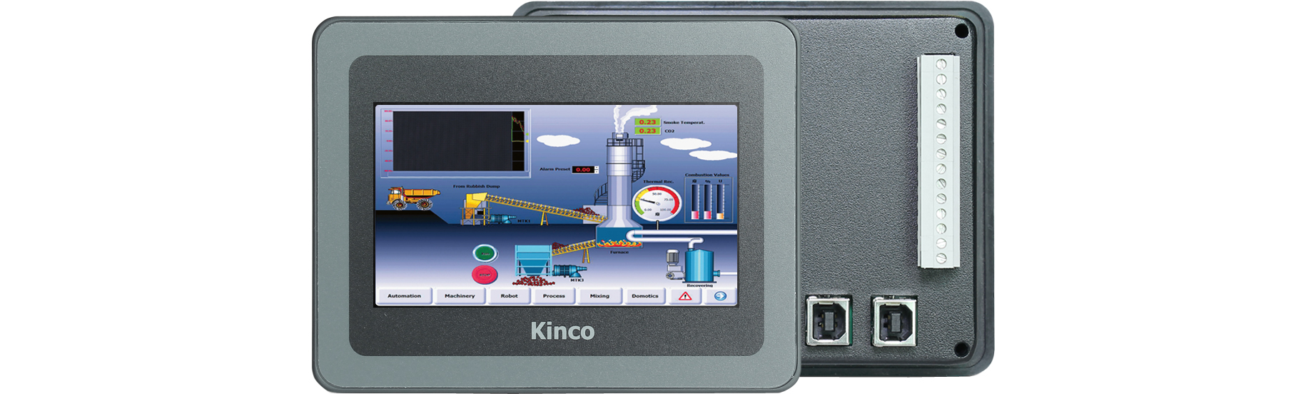 Kinco HMI and PLC Combo Units